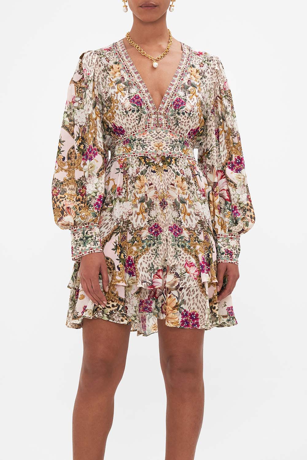 BUTTON FRONT FRILL DRESS BAMBINO BLISS