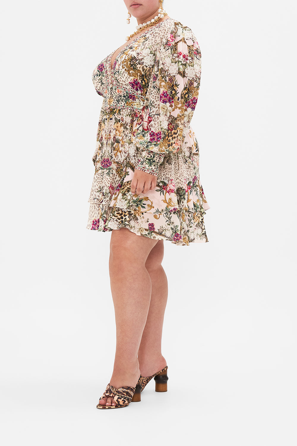 BUTTON FRONT FRILL DRESS BAMBINO BLISS