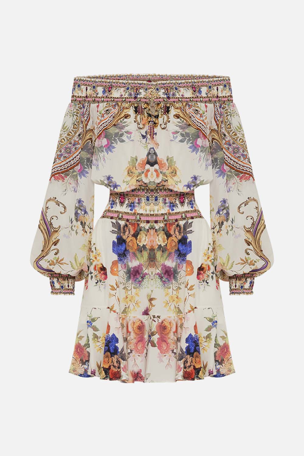 OFF SHOULDER SHORT DRESS FRIENDS WITH FRESCOS