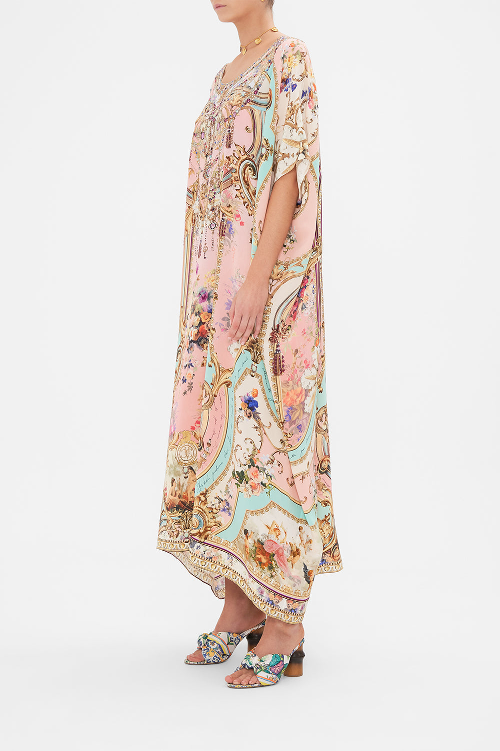 ROUND NECK KAFTAN LETTERS FROM THE PINK ROOM