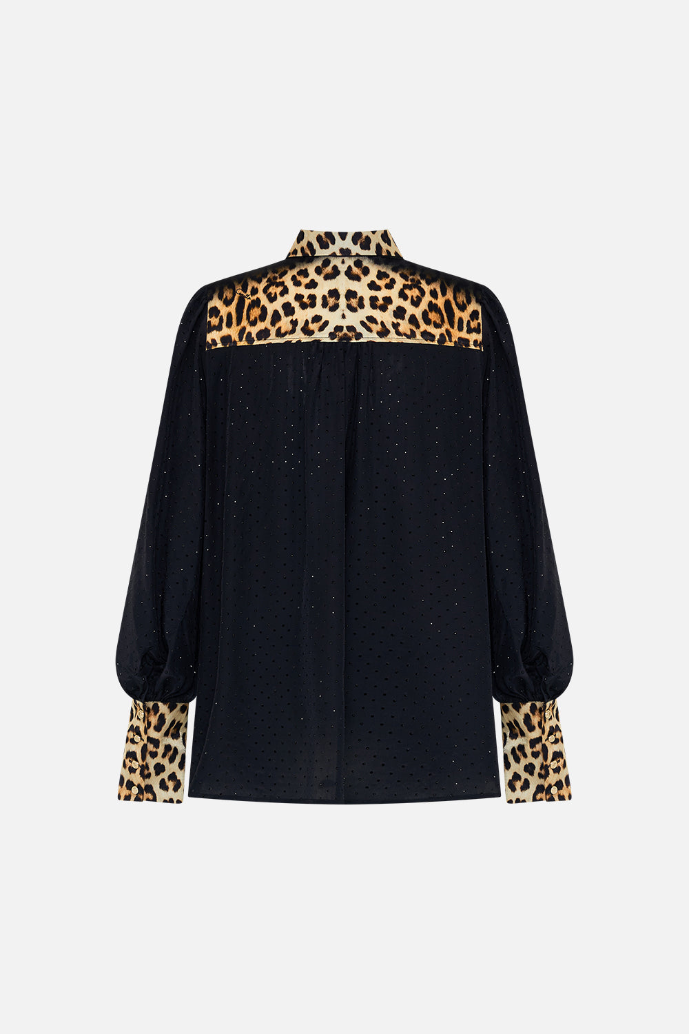 BUTTON THROUGH BLOUSON SLEEVE BLOUSE STANDING OVATION