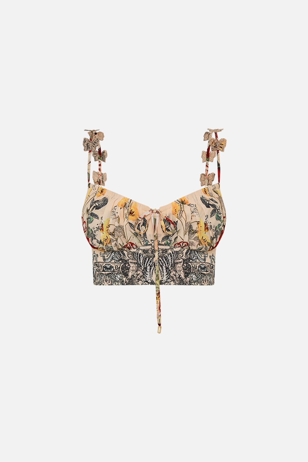 CAMILLA multi bralet in Etched Into Eternity print