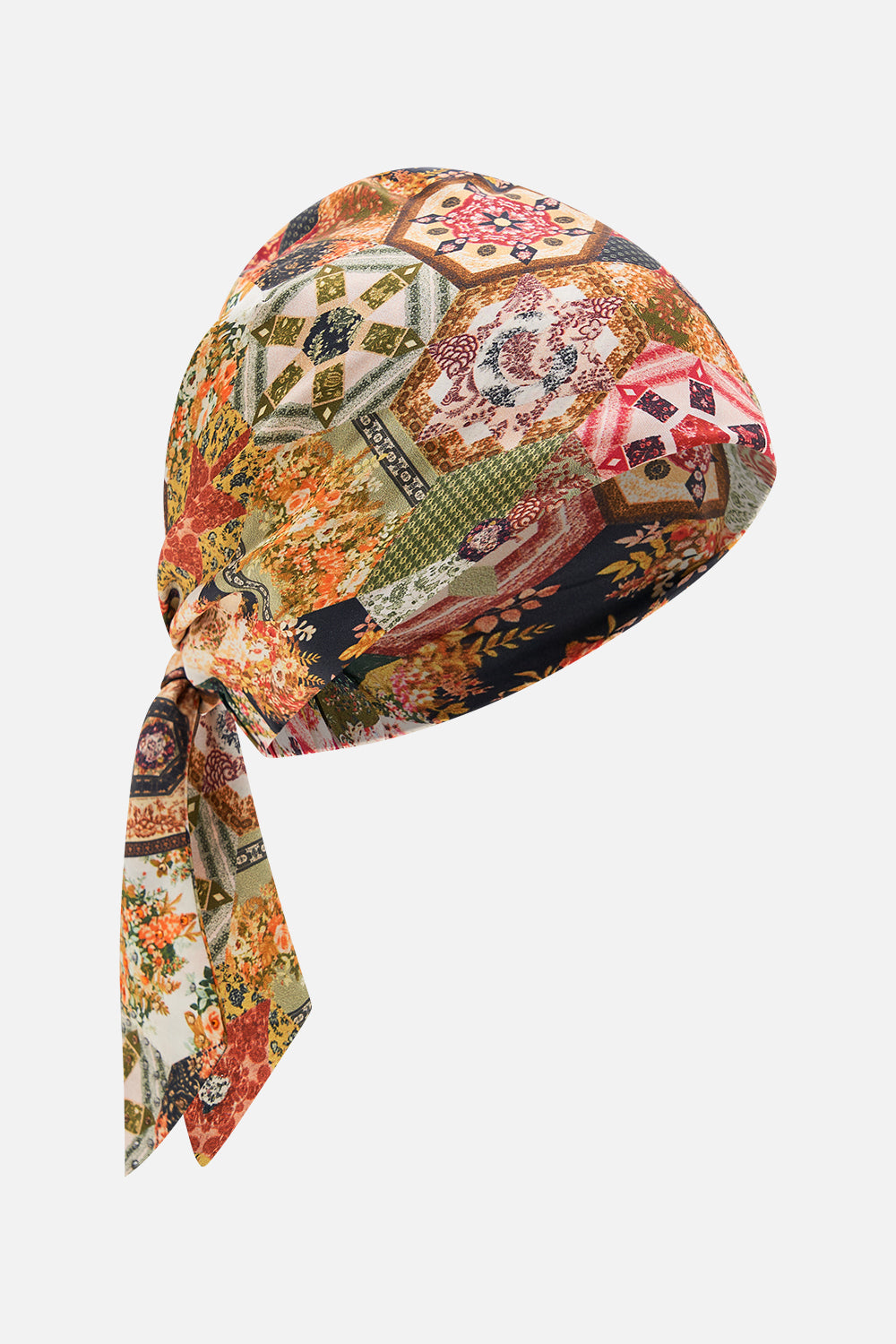 CAMILLA floral headscarf in Stitched in Time