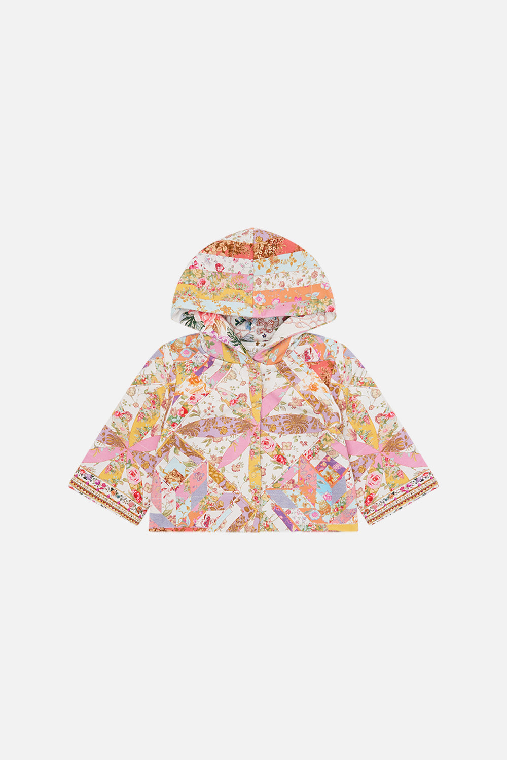 Milla by CAMILLA floral quilted puffer jacket in Sew Yesterday