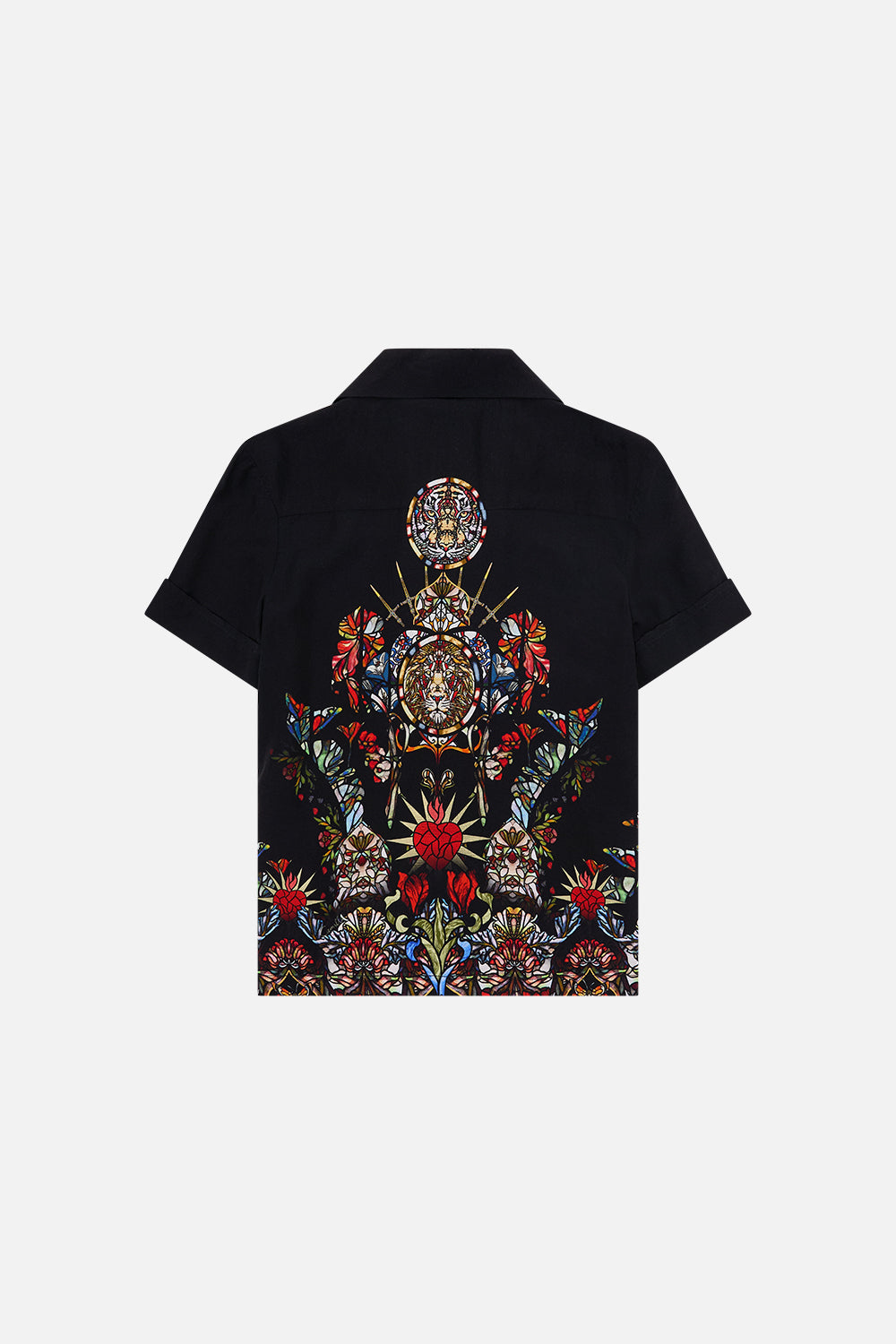 Milla by CAMILLA black boys short sleeve shirt in Leadlight Legends