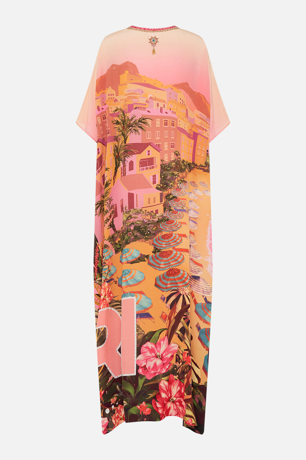 BUTTON THROUGH BATWING KAFTAN CAPRI ME