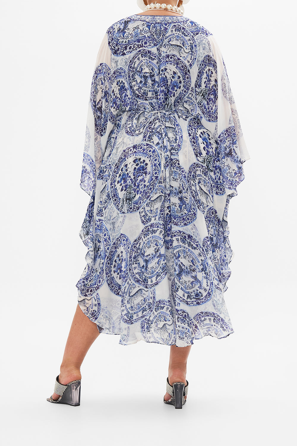 LONG KAFTAN WITH WAIST DETAIL GLAZE AND GRAZE