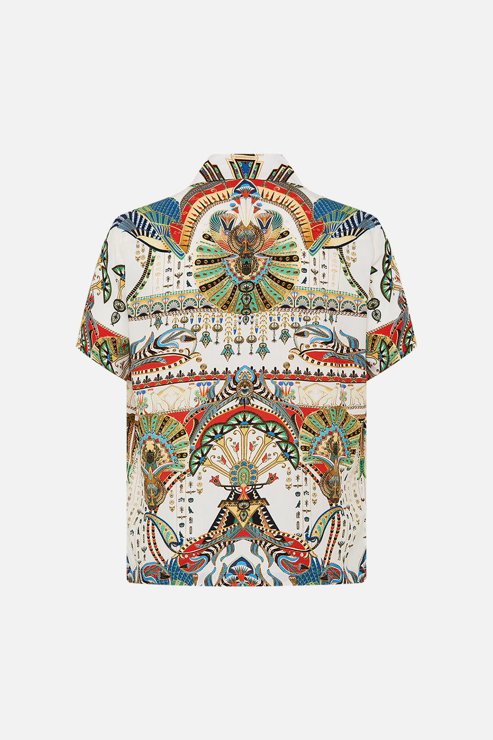 Hotel Franks By CAMILLA Short Sleeve Camp Collared Shirt in The Valley Of The Queens print.