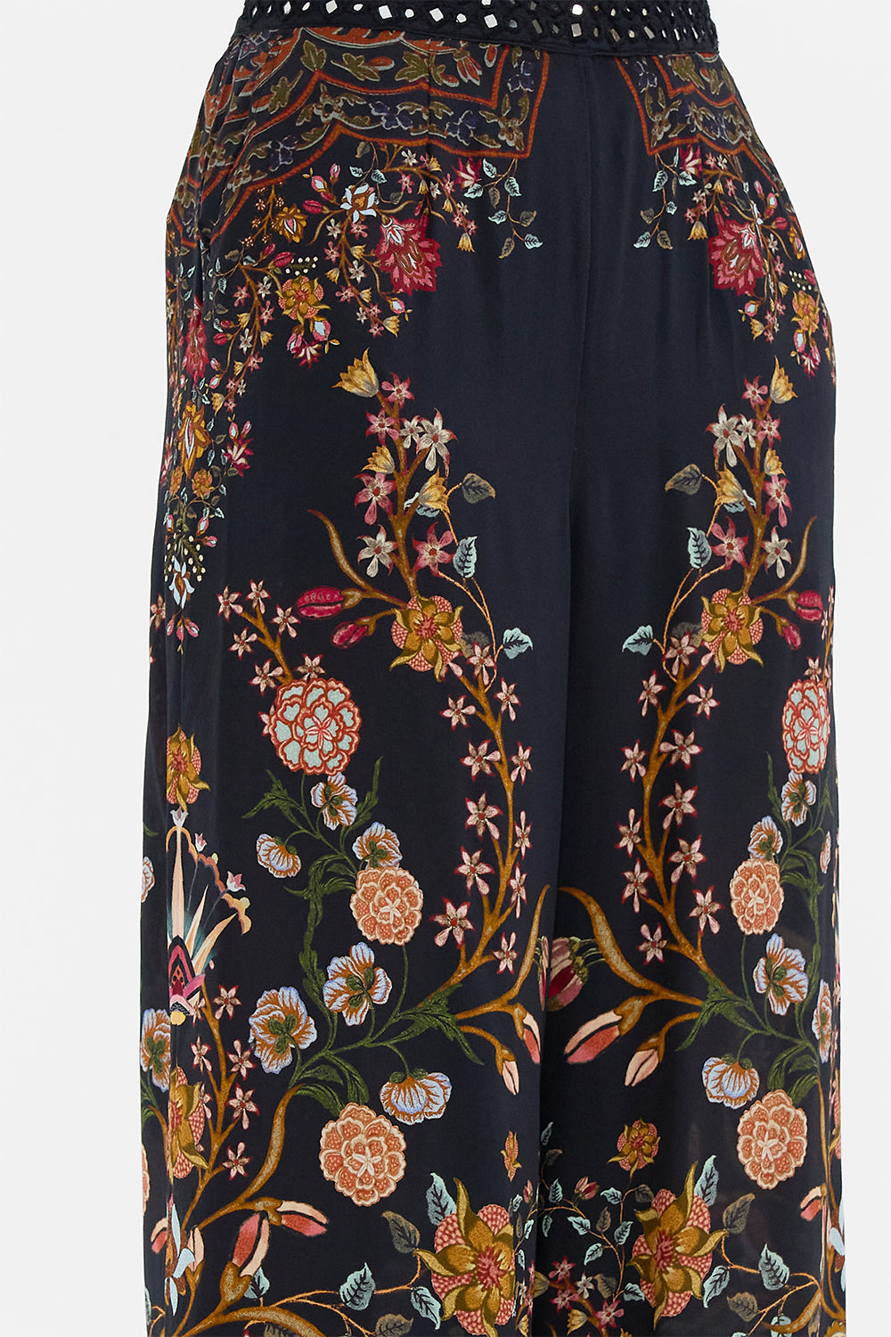 CAMILLA Straight Leg Relaxed Trouser Loom to Tomb print
