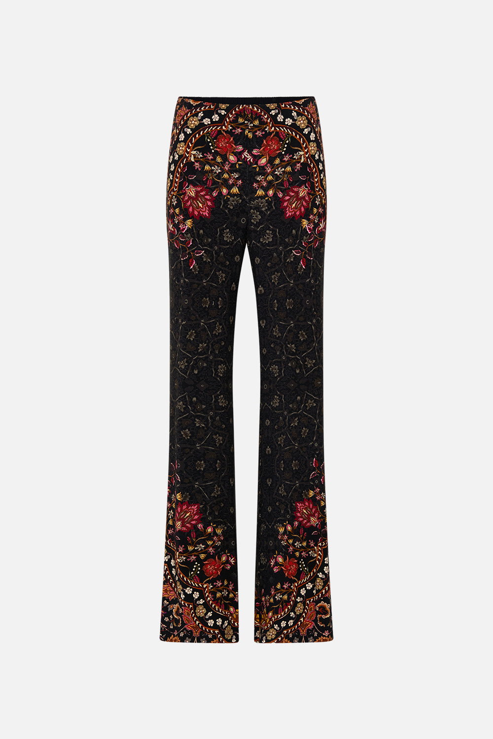 CAMILLA Jersey Flare Pant in Loom to Tomb print