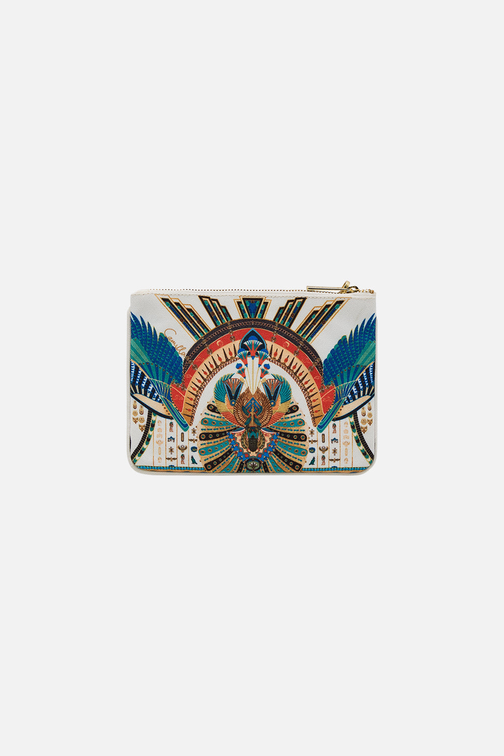 CAMILLA Coin And Phone Purse in Valley Of The Queens print.