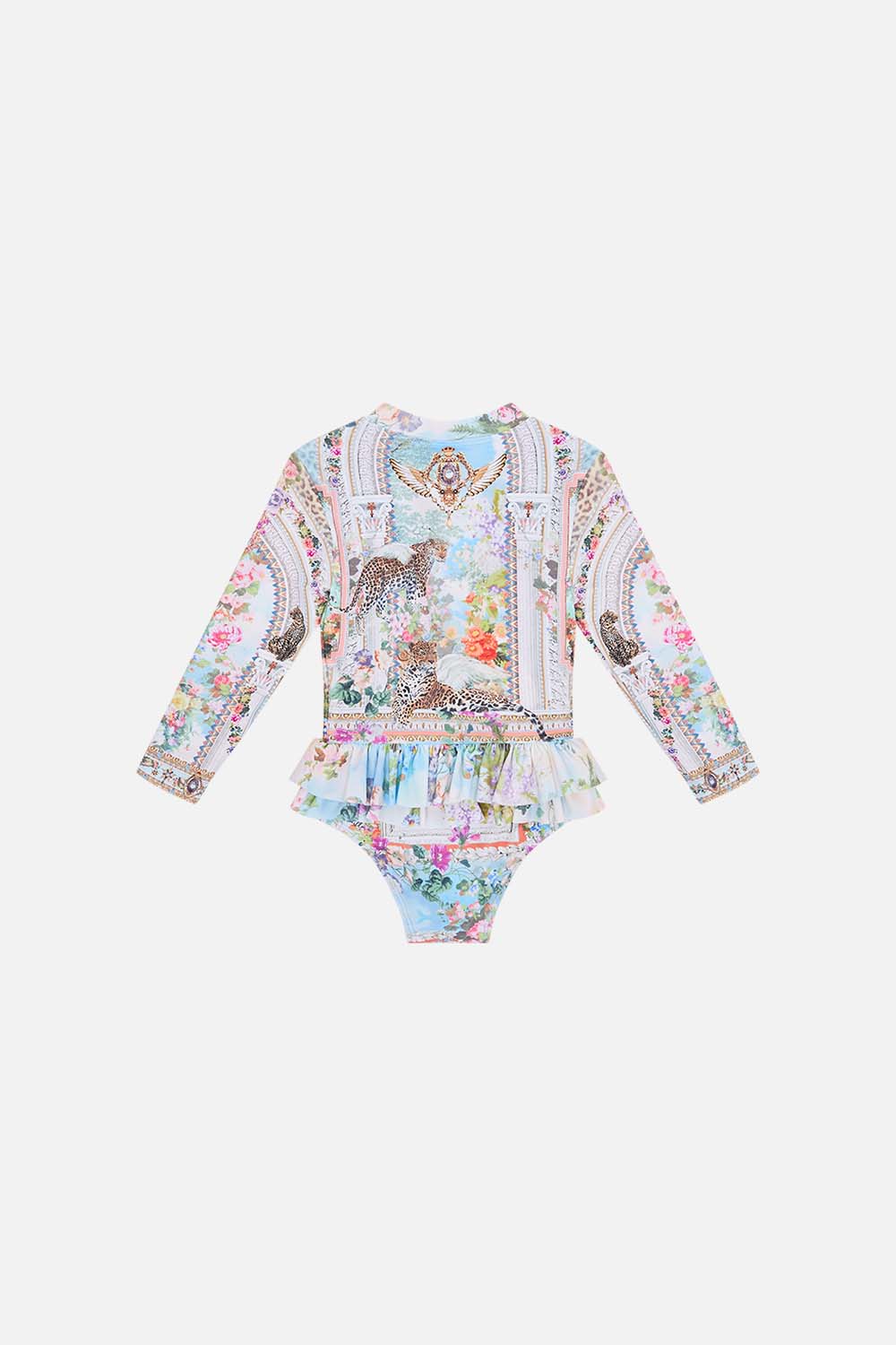 Milla By CAMILLA Floral Babies Zip Paddlesuit With Frills in We Always Have Alexandria Print.