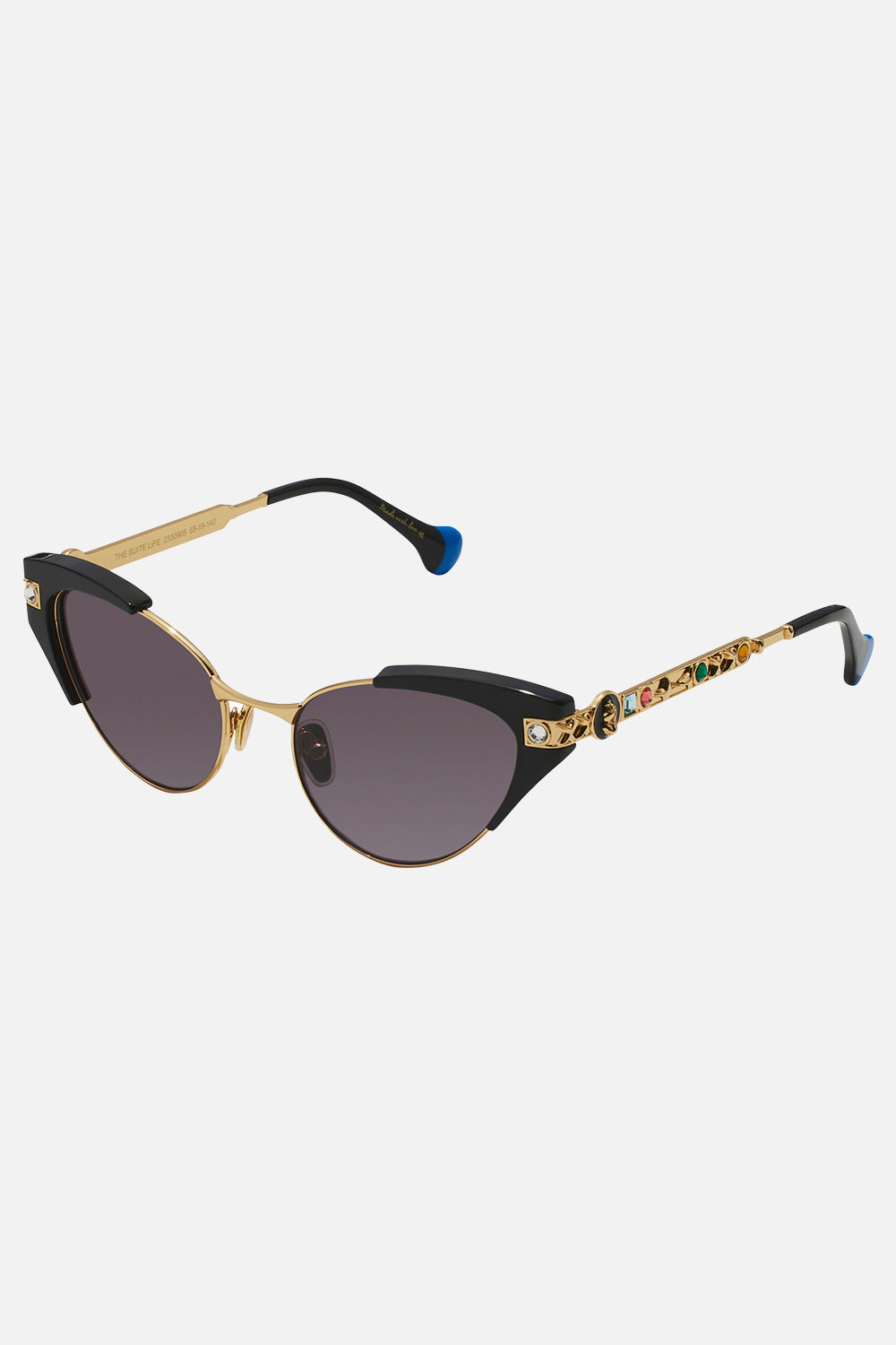 CAMILLA black designer sunglasses