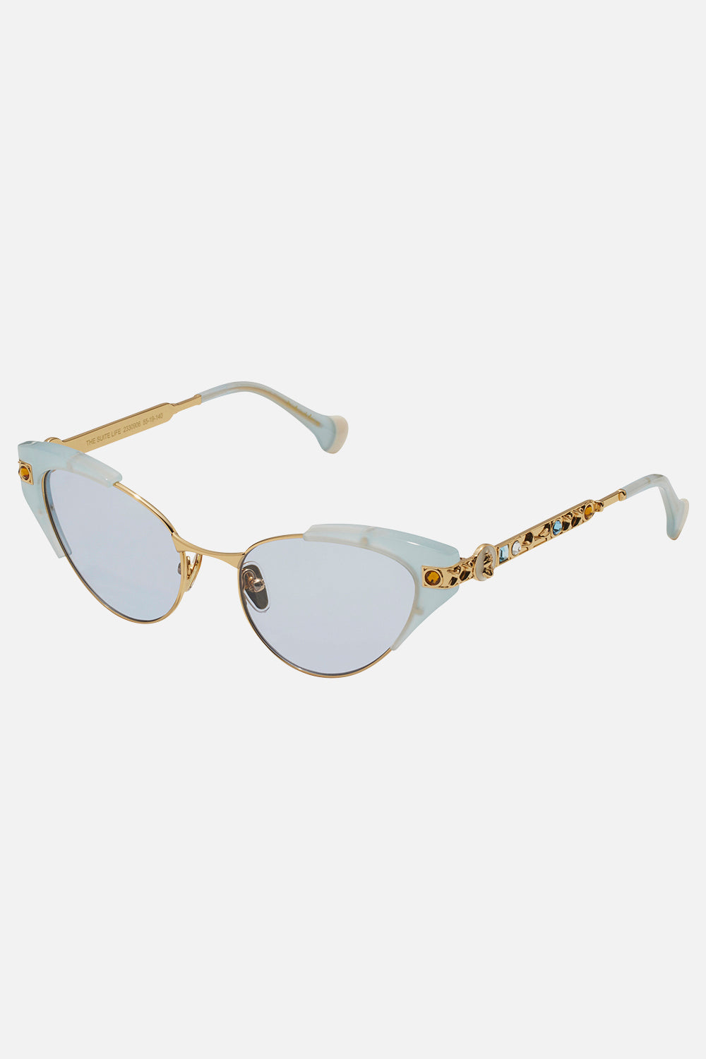 CAMILLA blue designer sunglasses
