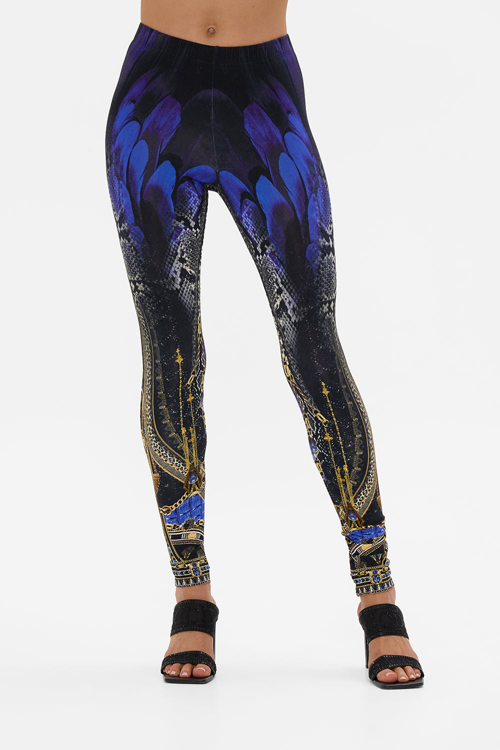 CAMILLA Leggings in Other Side of the Oasis print.