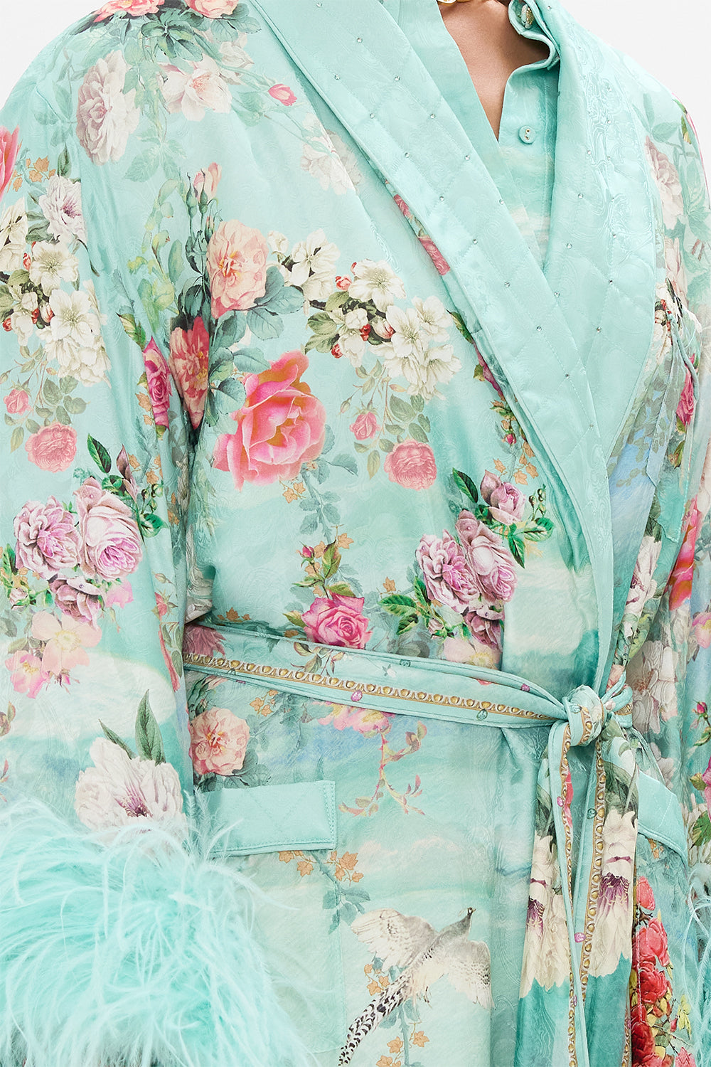 LONG ROBE WITH FLARED SLEEVE THE JEWELLERY MUSEUM