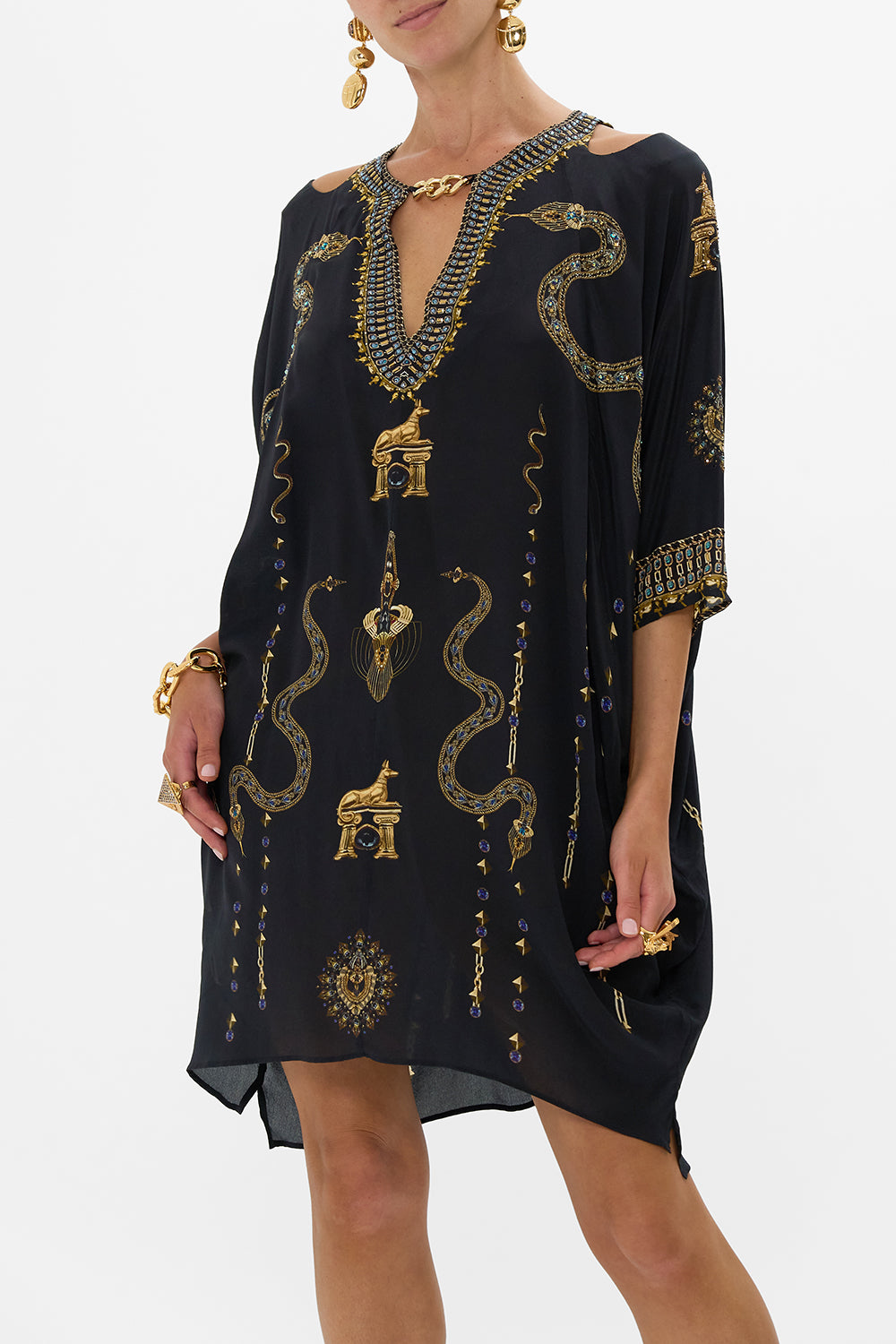 BATWING CUTOUT SHORT KAFTAN CALL ME CLEOPATRA