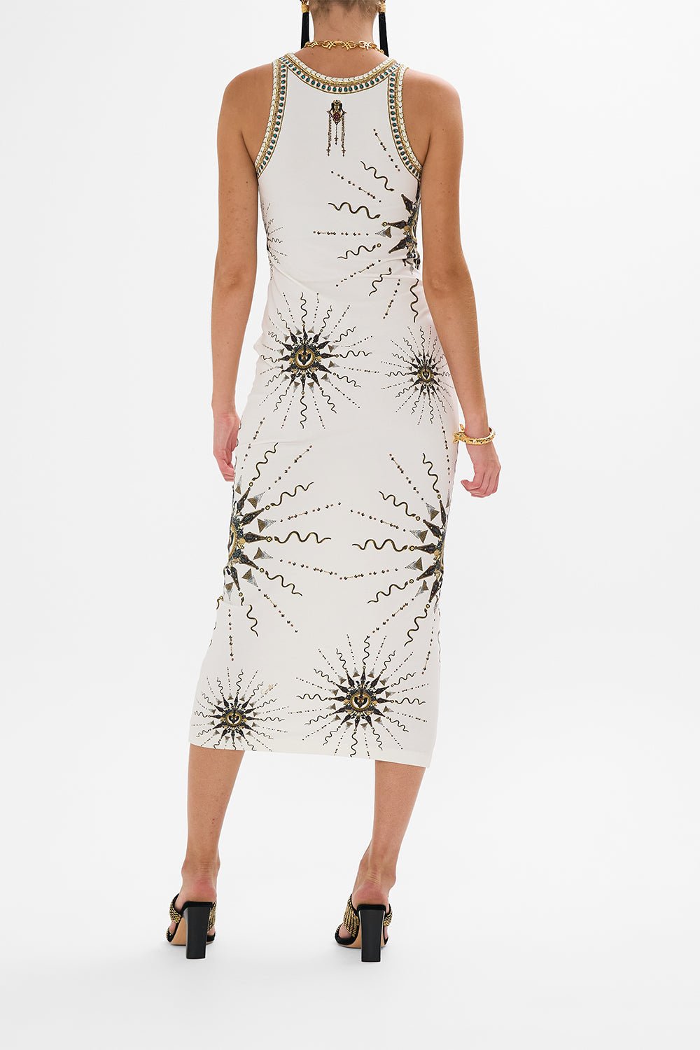 JERSEY SCOOP NECK TANK DRESS GODDESS ENERGY