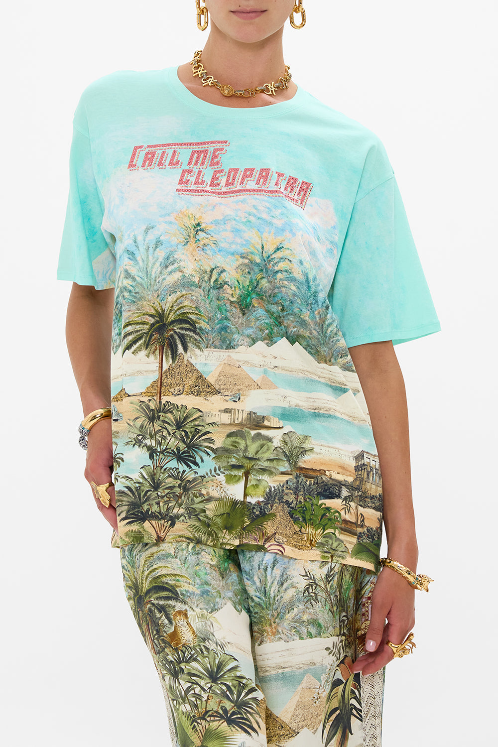 OVERSIZED BAND TEE - MULTI VIEWS OF THE VALLEY