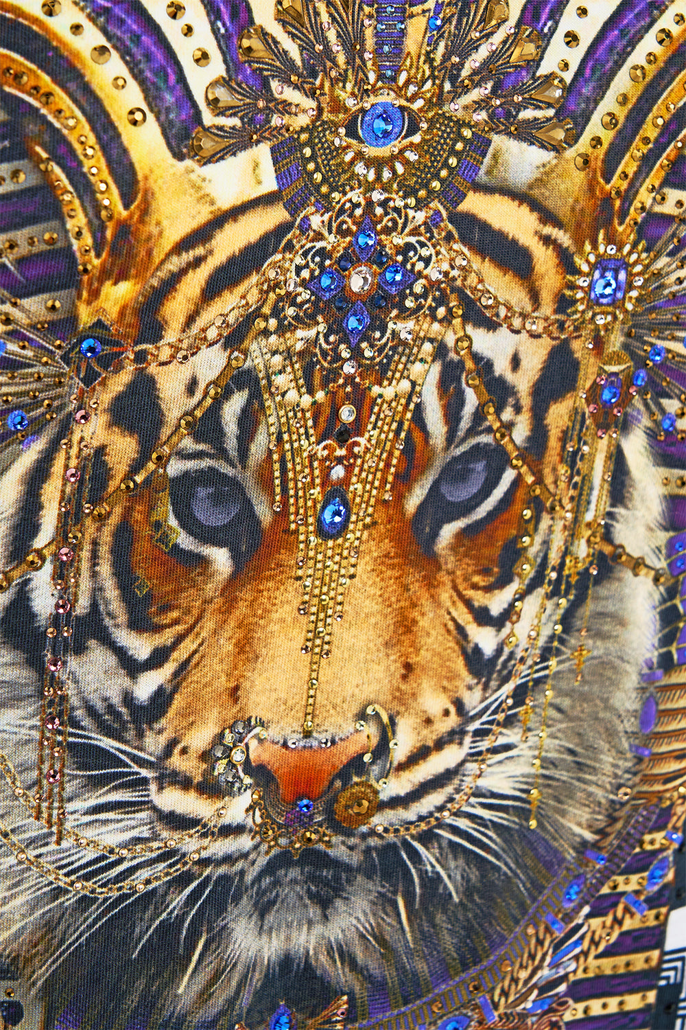 OVERSIZED BAND TEE - BLACK/MULTI READ MY GLYPHS