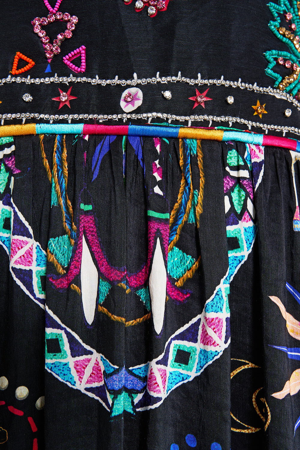 TIE SHOULDER DRESS NUBIAN NIGHTS