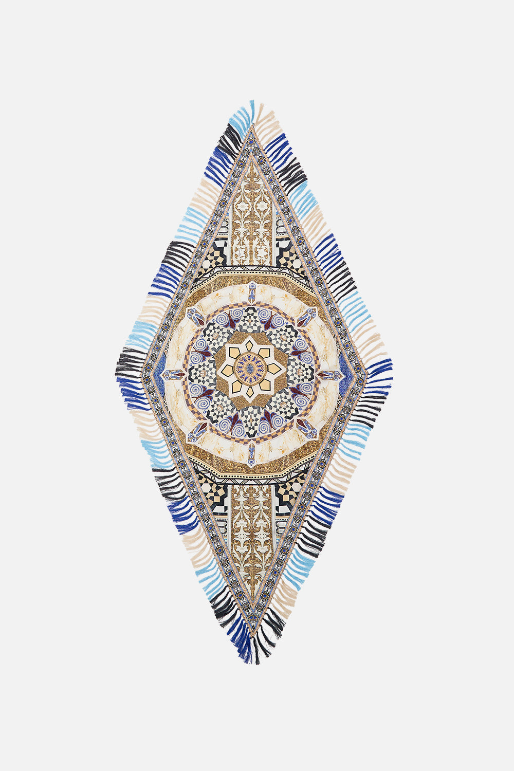 DIAMOND SCARF WITH TASSELS MAKE ME YOUR MOSAIC