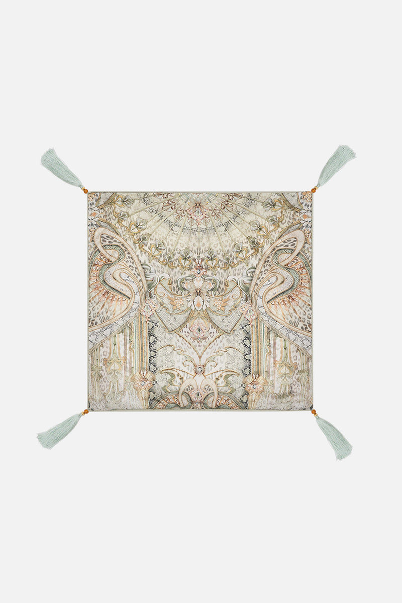 SMALL SQUARE CUSHION HIGH TEA