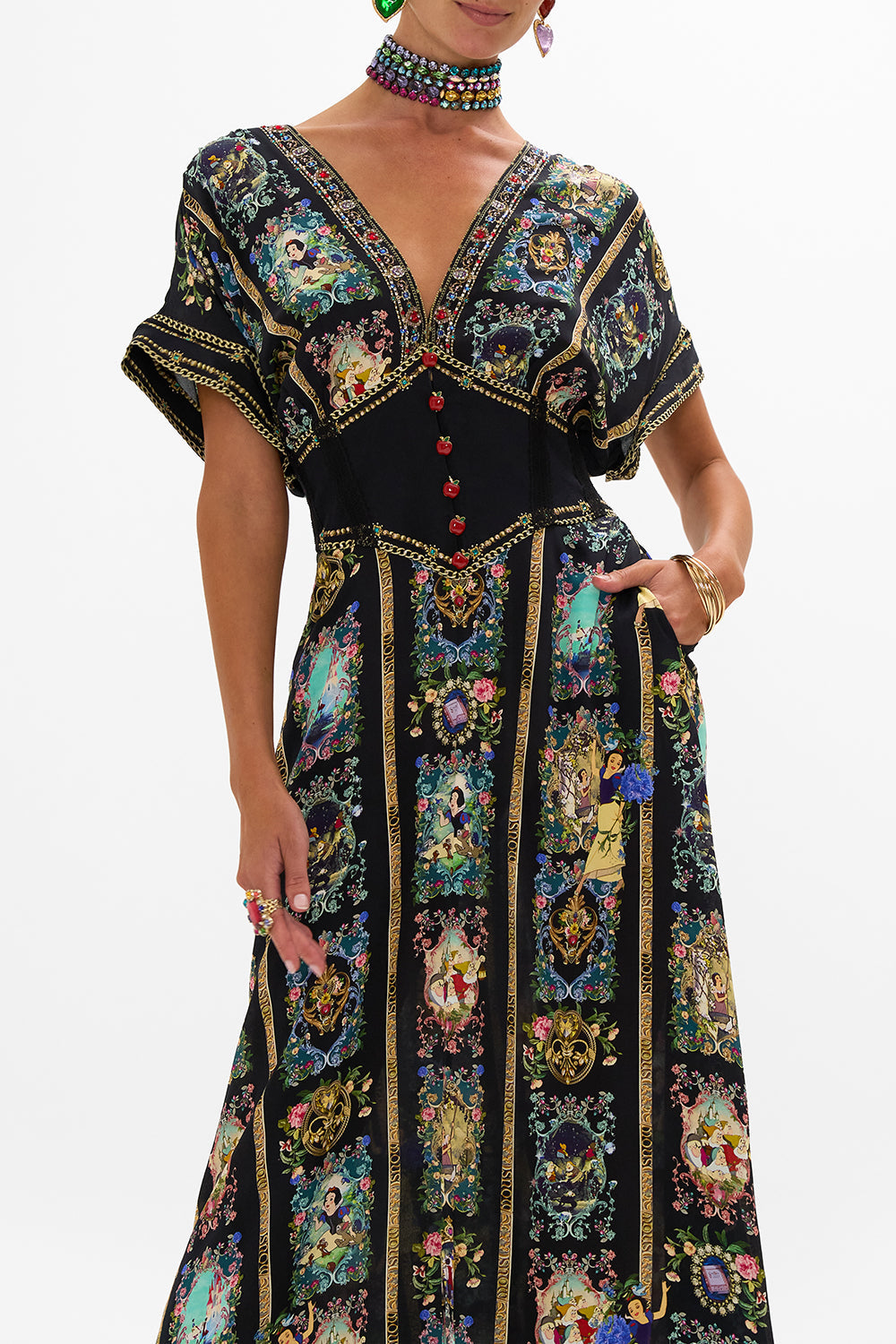 Disney CAMILLA corset in Happily Ever After print