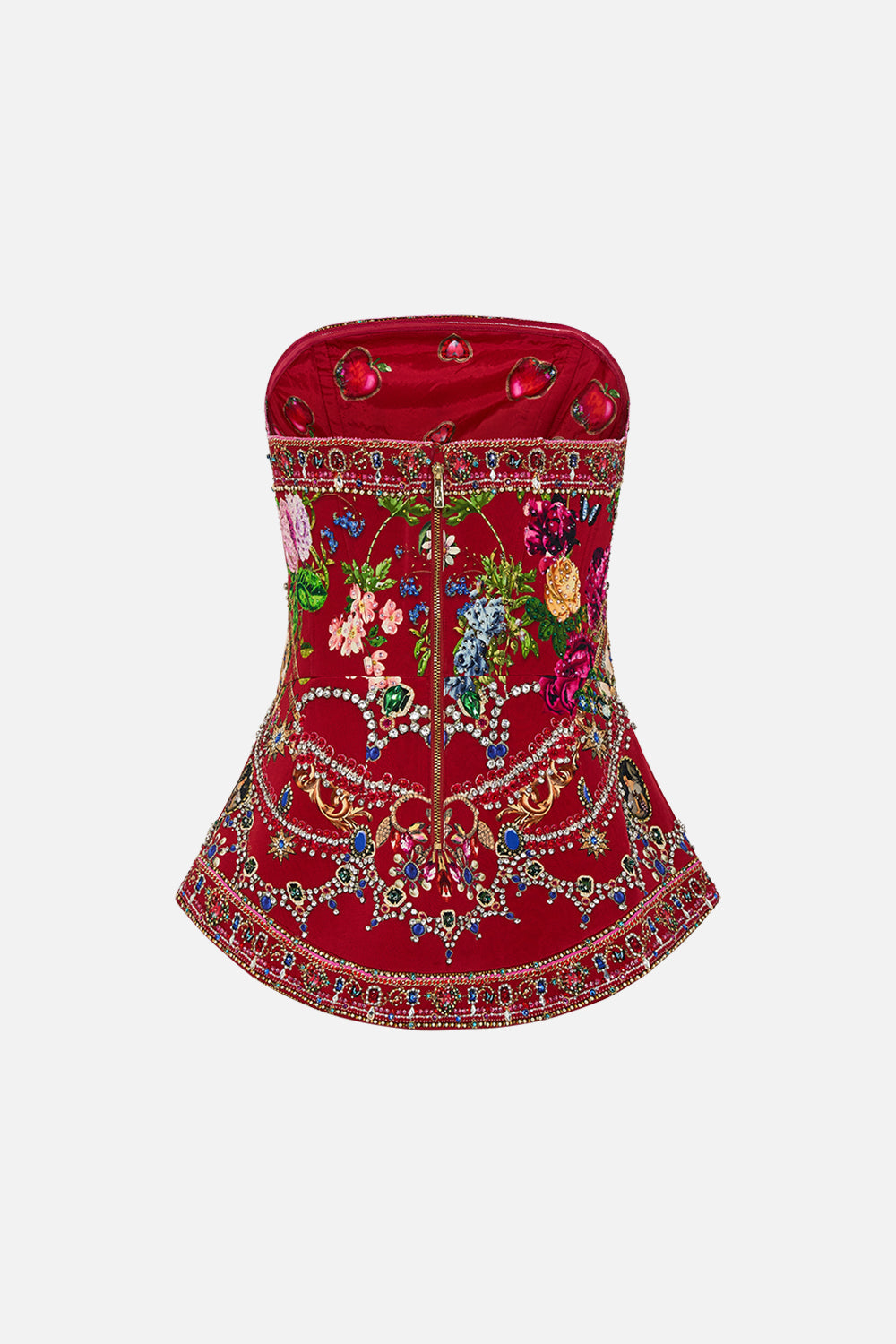 Disney CAMILLA corset in Just One Bite Snow White print