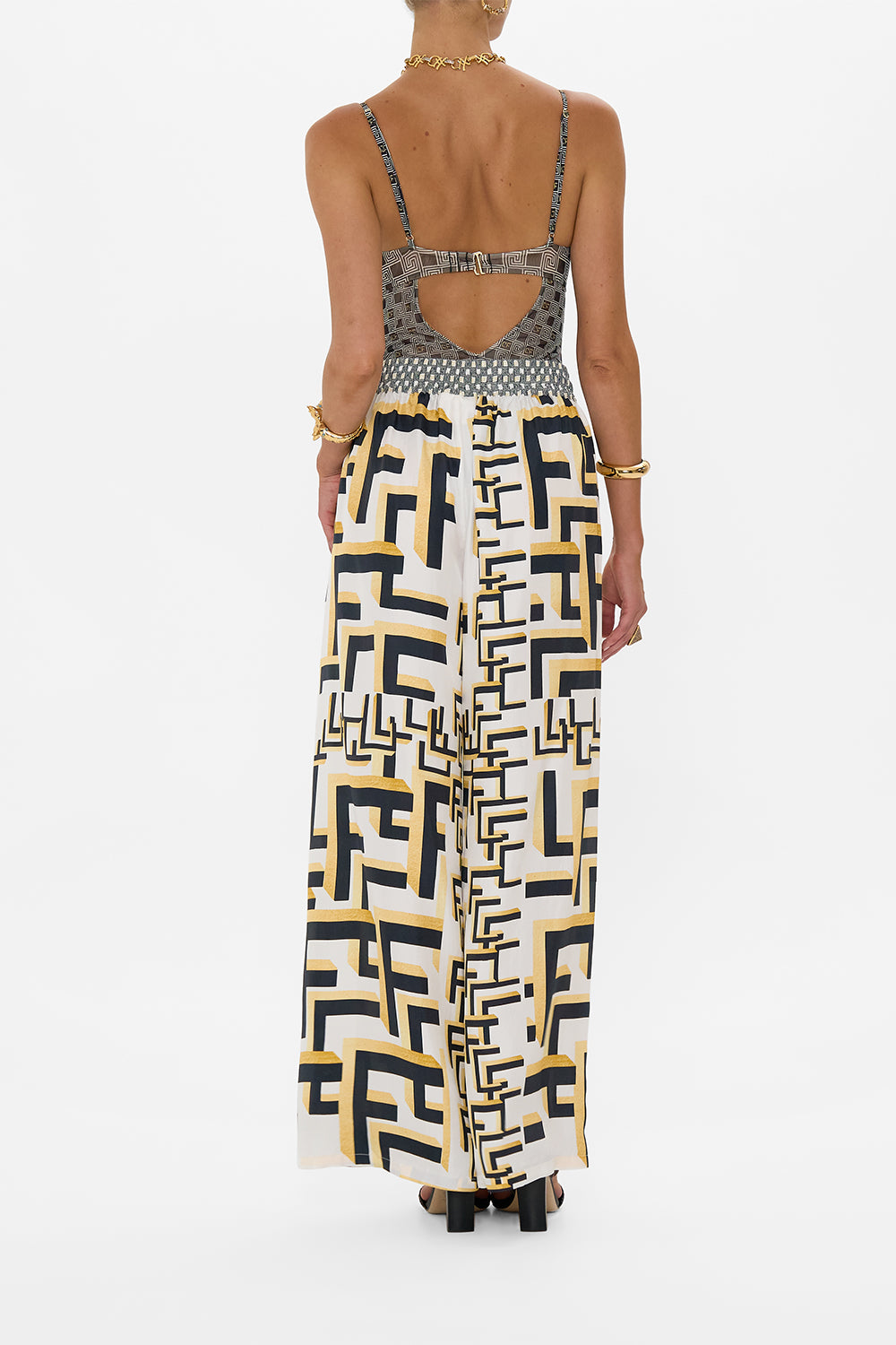 STRETCH MESH UNDERWIRE BODYSUIT TEMPLES OF DENDARA