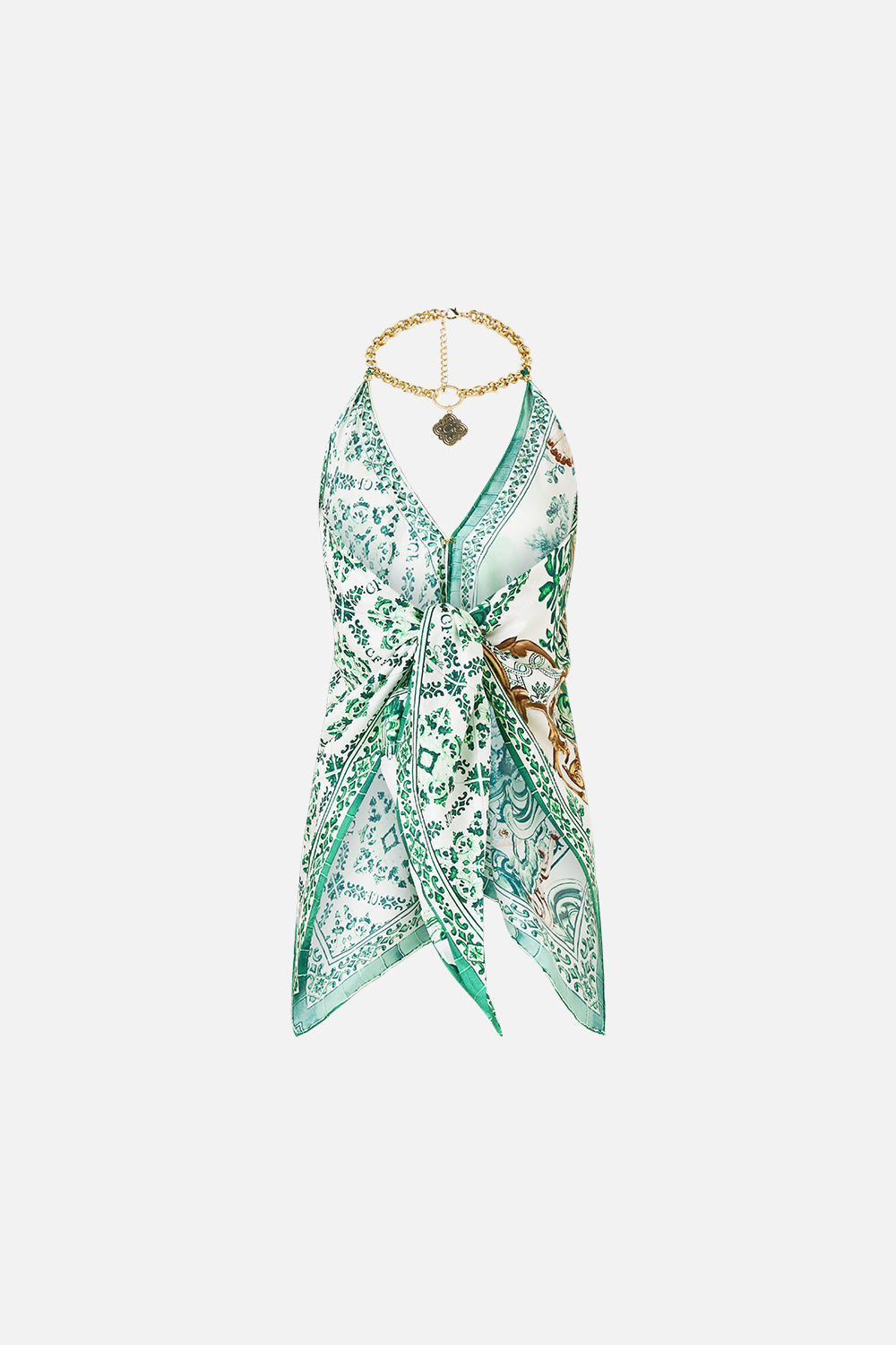 KNOTTED SCARF TOP CORRIDOR OF CALM