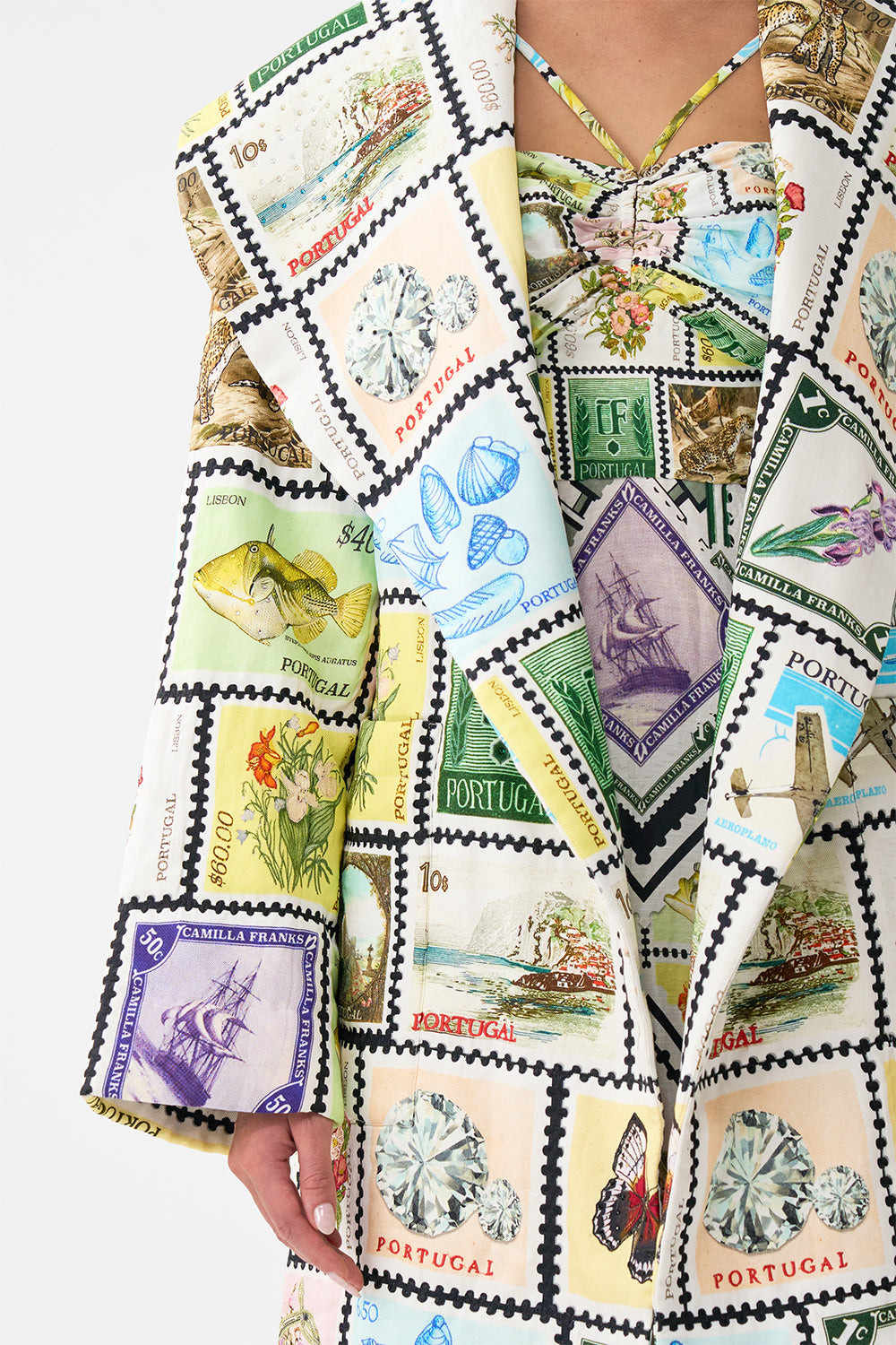 QUILTED LONG WRAP COAT MY PORTO PEN PAL