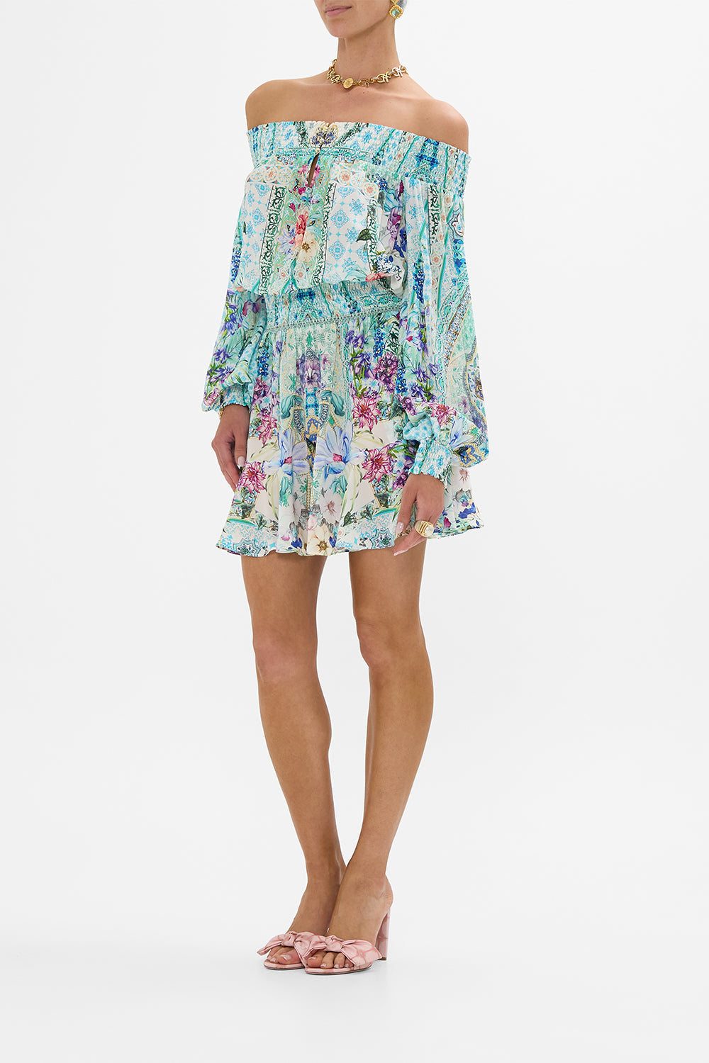 OFF SHOULDER SHORT DRESS SUNRISE IN SINTRA