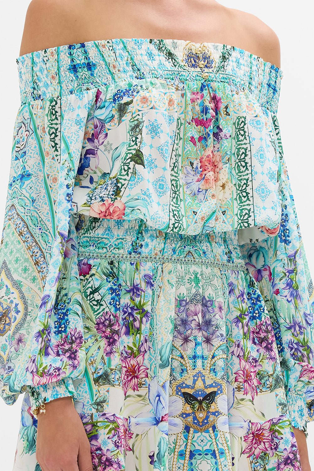 OFF SHOULDER SHORT DRESS SUNRISE IN SINTRA