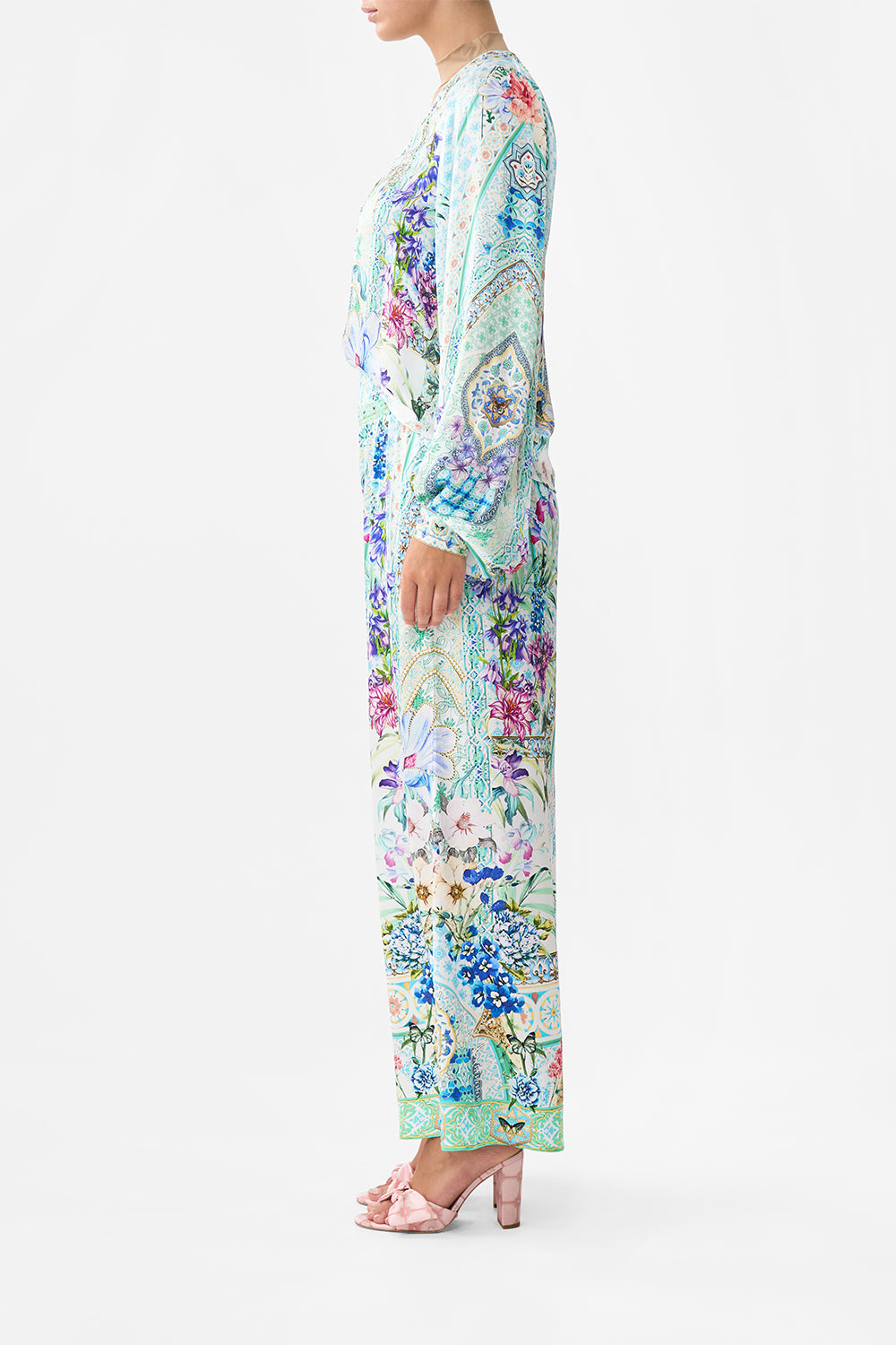 SHIRRED WAIST PANT SUNRISE IN SINTRA