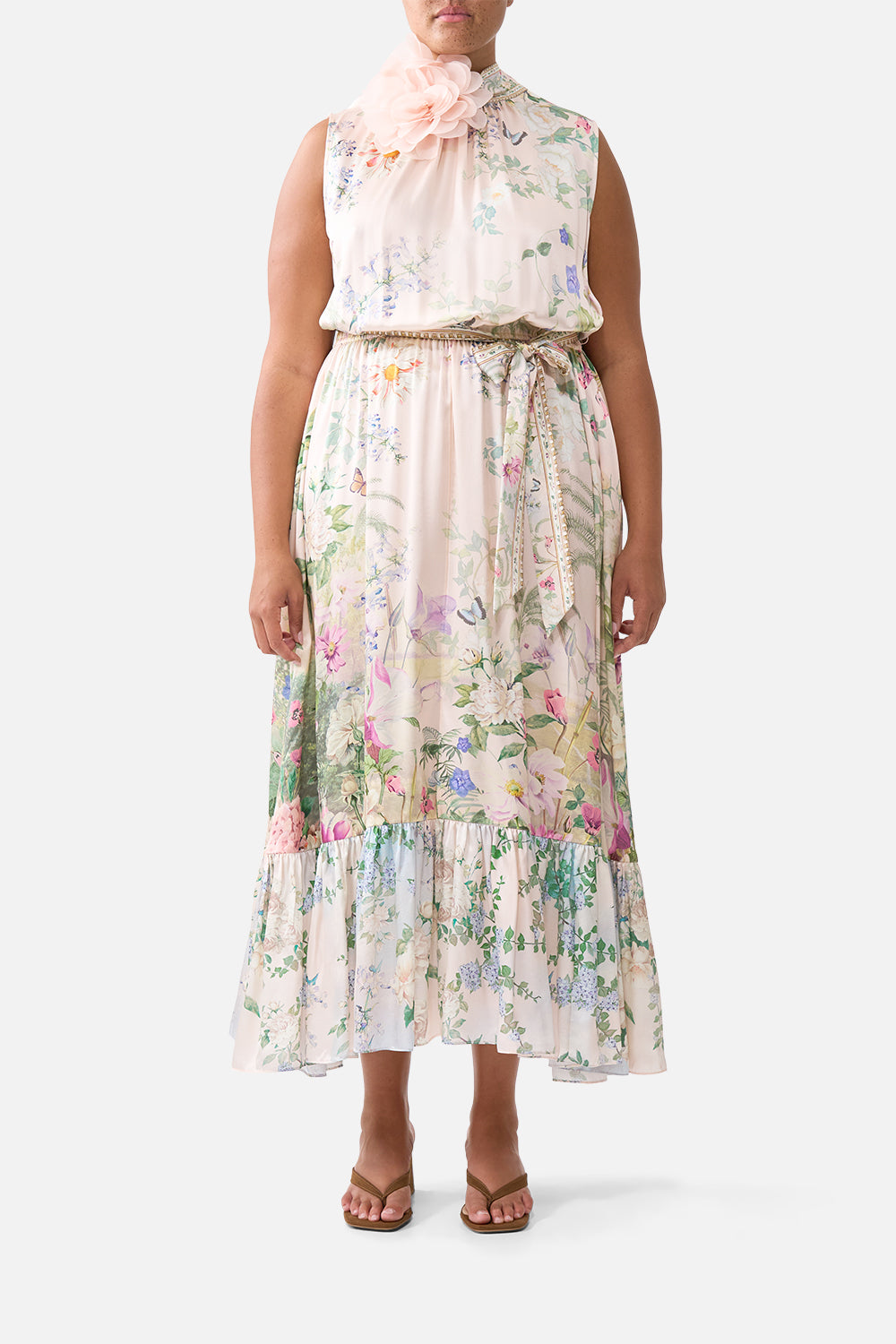 NECKTIE DRESS WITH ELASTICATED WAIST PALACIO PLAYGROUND