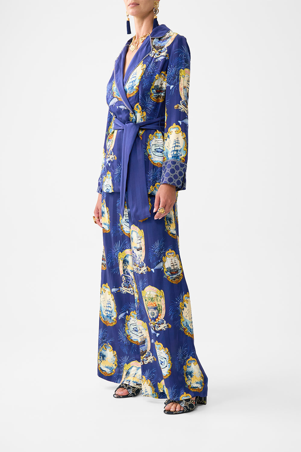 RELAXED JACKET WITH SPLIT CUFFS SONG OF SAINT ANTHONY