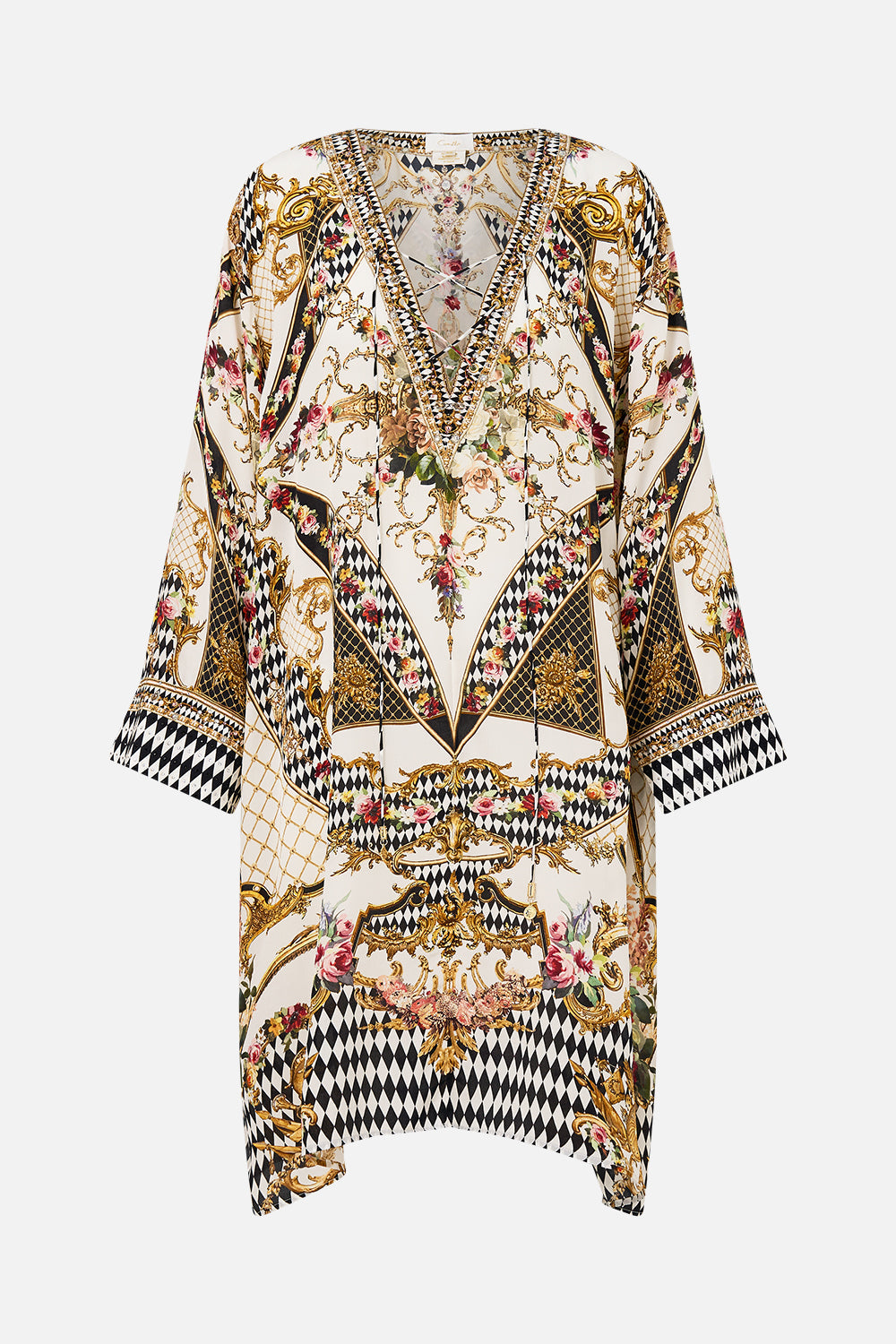 METAL EYELET KAFTAN ROCOCO GLOW