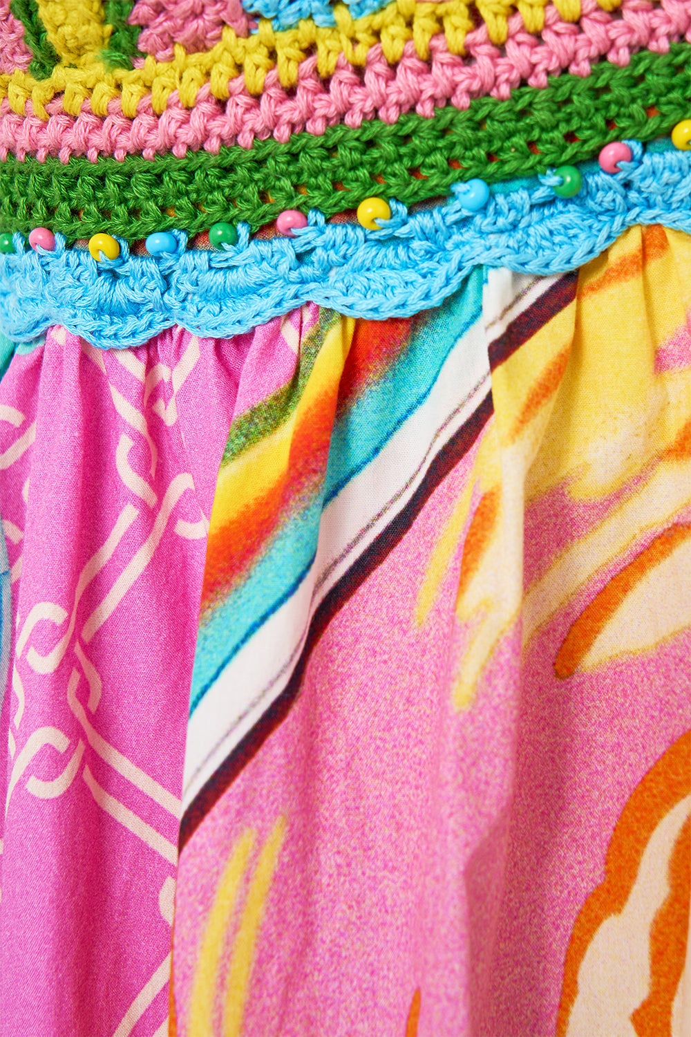 BRALETTE DETAIL DRESS SALTY SPLENDOUR