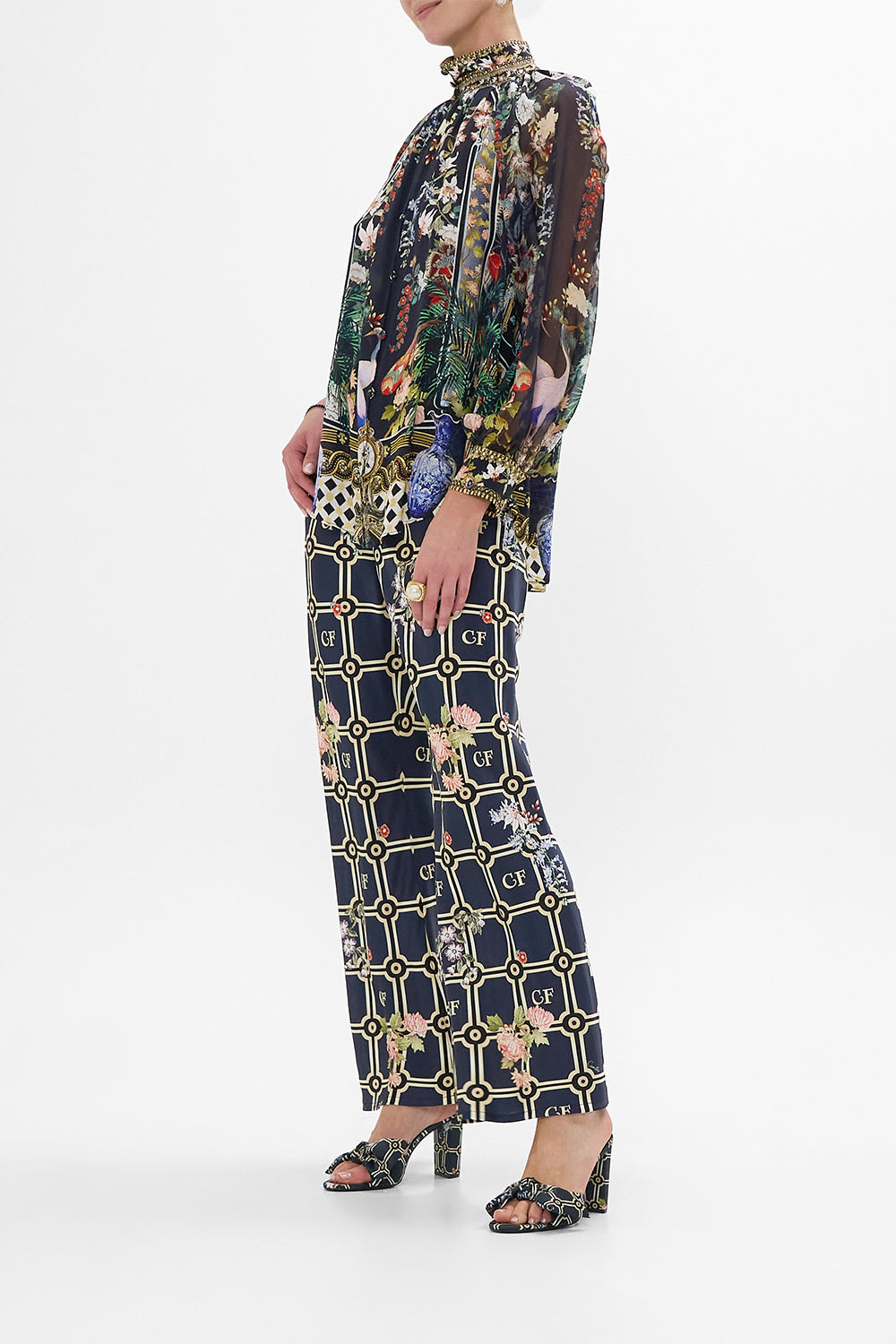 BIAS CUT DRAWSTRING PANT PALACIO POETRY