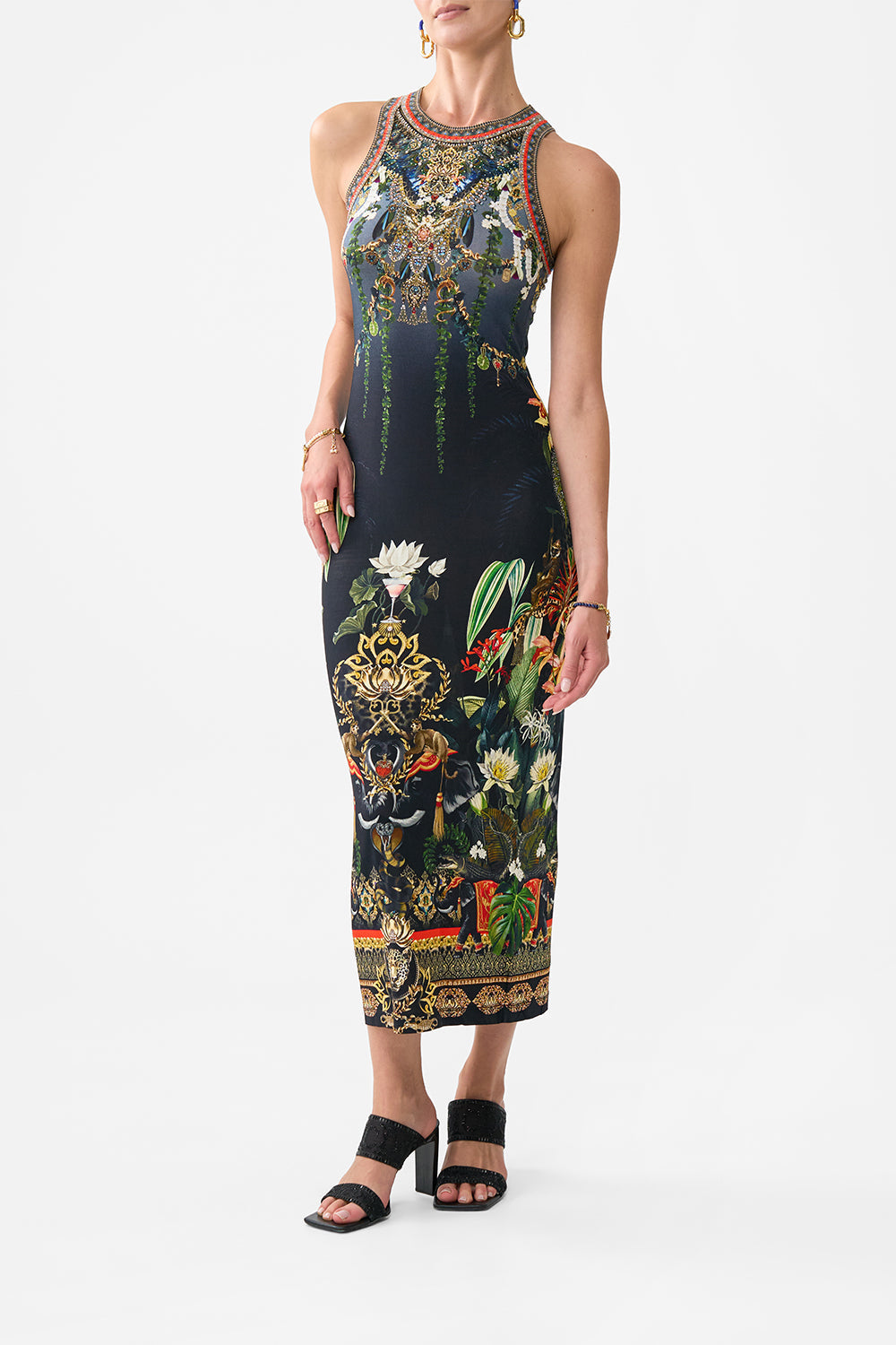 JERSEY TANK DRESS READY FOR MY WELCOME DRINK