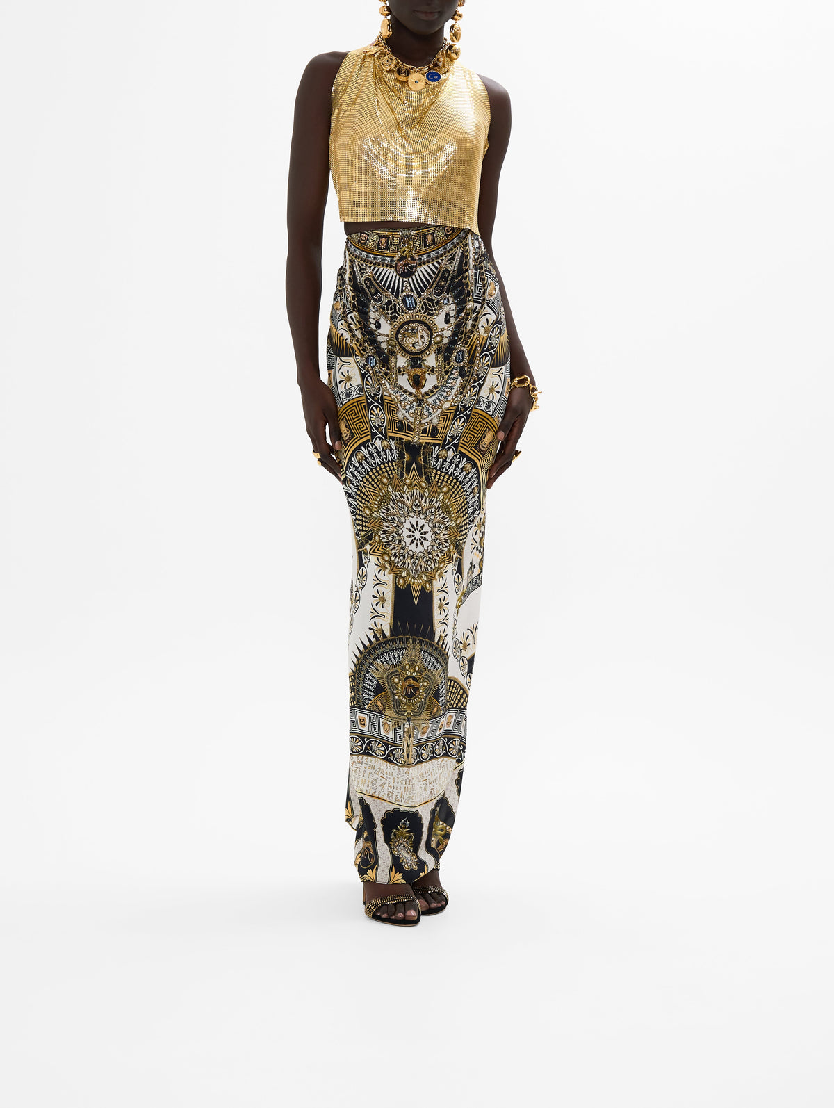 ROUND NECK KAFTAN TEMPLES OF DENDARA