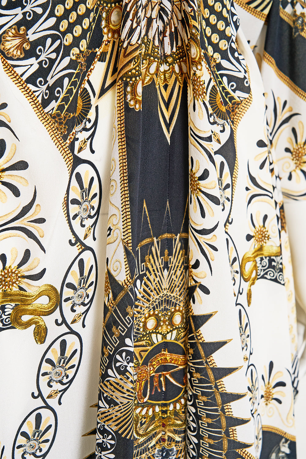 SHORT KAFTAN WITH HARDWARE TEMPLES OF DENDARA