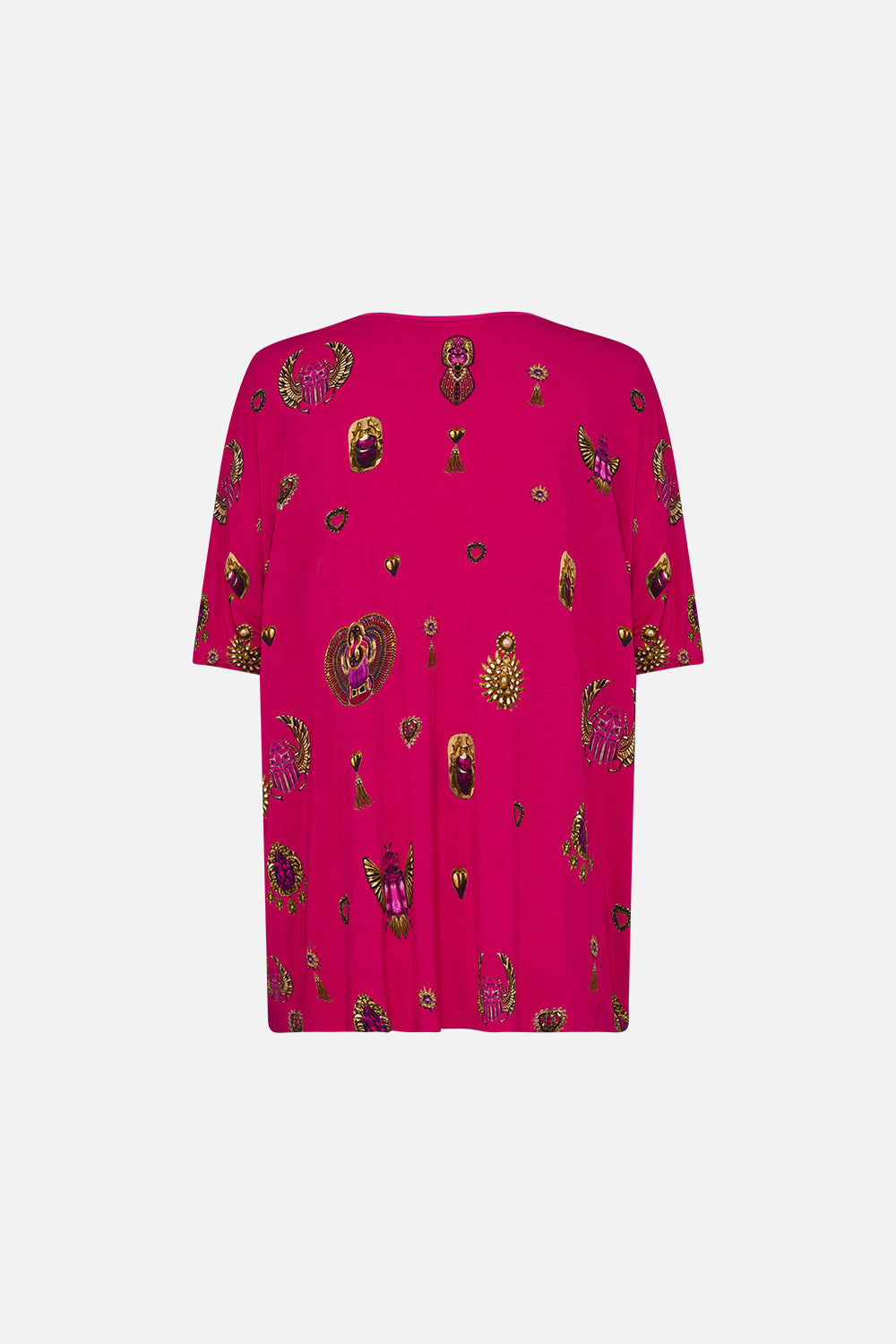 RELAXED FIT DROP SHOULDER TEE KISSED BY A COBRA