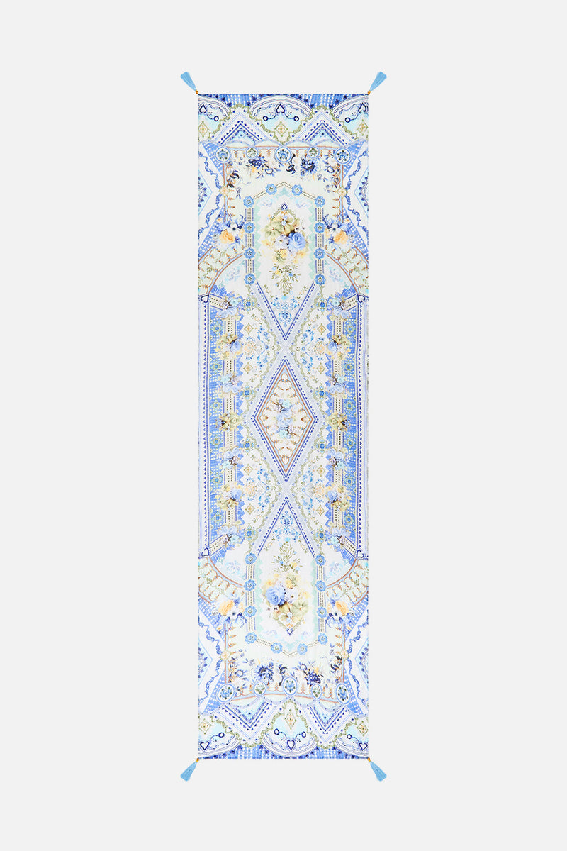 LONG SILK CRINKLE CHIFFON SCARF OLÉ OLÉ