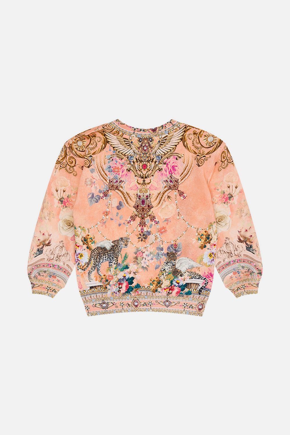 Milla By CAMILLA Floral Kids Relaxed Sweater12-14 in The Jewellery Palace print.