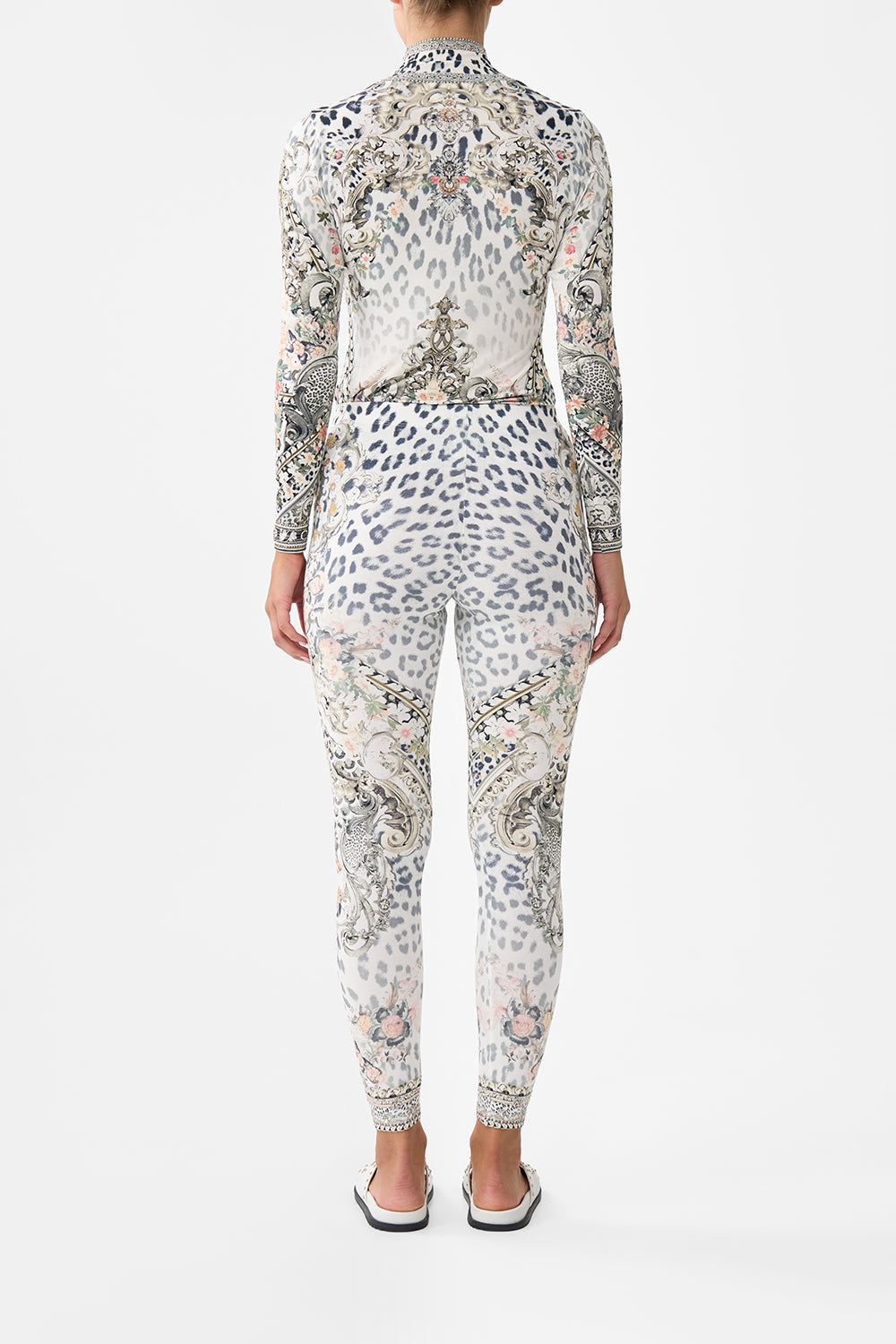 The CAMILLA Leggings in our Marble Heaven print.