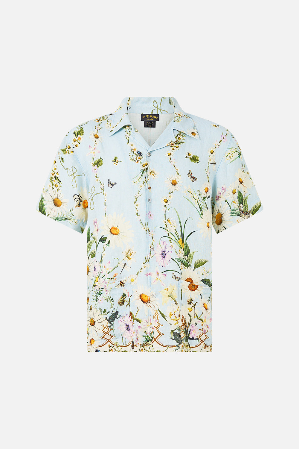 The CAMILLA Short Sleeve Cabana Shirt in our Floral Freefall print.