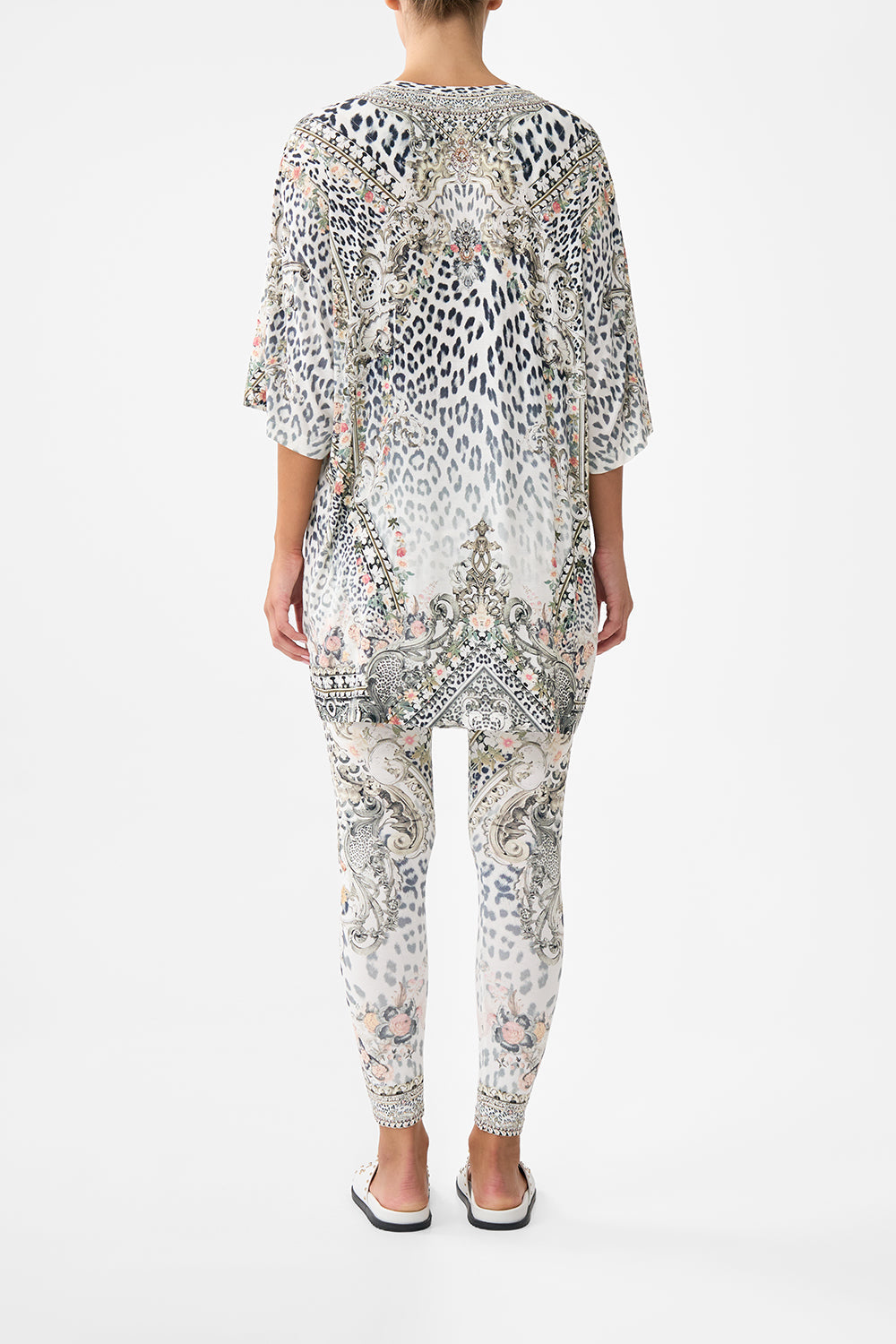 The CAMILLA Super Oversized Tee in our Marble Heaven print.