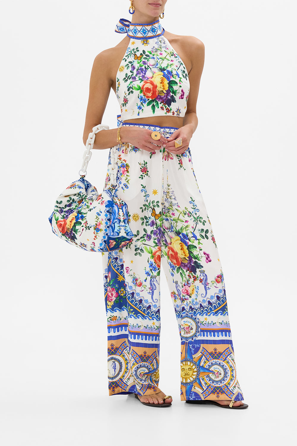 OVERSIZED CLUTCH WITH CHAIN TILES DARLS